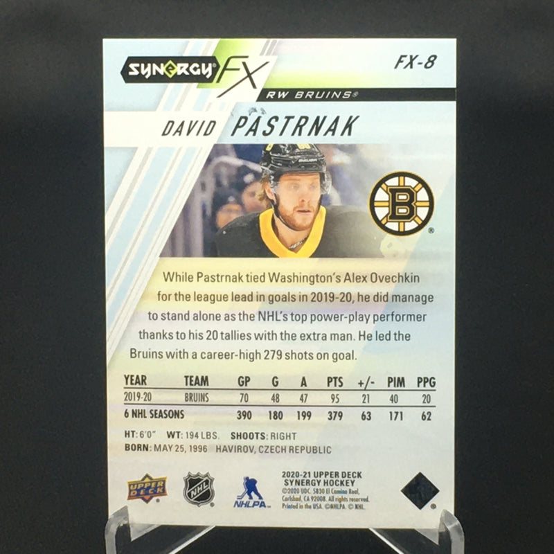 2020 UPPER DECK SYNERGY FX - D. PASTRNAK - #FX-8 - #'D/749