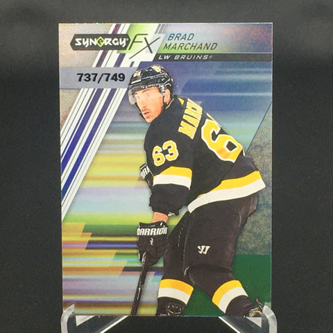 2020 UPPER DECK SYNERGY FX - B. MARCHAND - #FX-19 - #'D/749