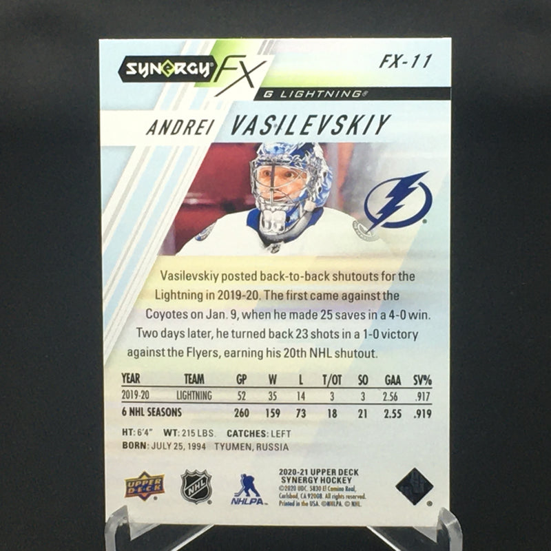 2020 UPPER DECK SYNERGY FX - A. VASILEVSKIY - #FX-11 - #'D/749