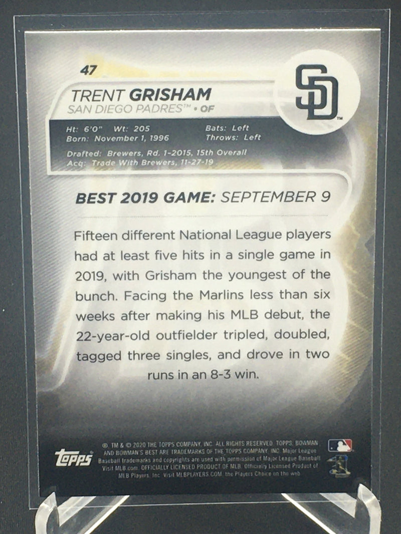 2020 TOPPS BOWMAN BEST - T. GRISHAM -