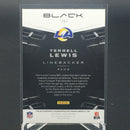 2020 PANINI BLACK - T. LEWIS - #157 - #'D/199 - AUTOGRAPH - RC