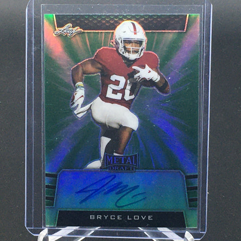 2019 LEAF METAL DRAFT - B. LOVE - #BA-BL1 - #'D/10 - AUTOGRAPH
