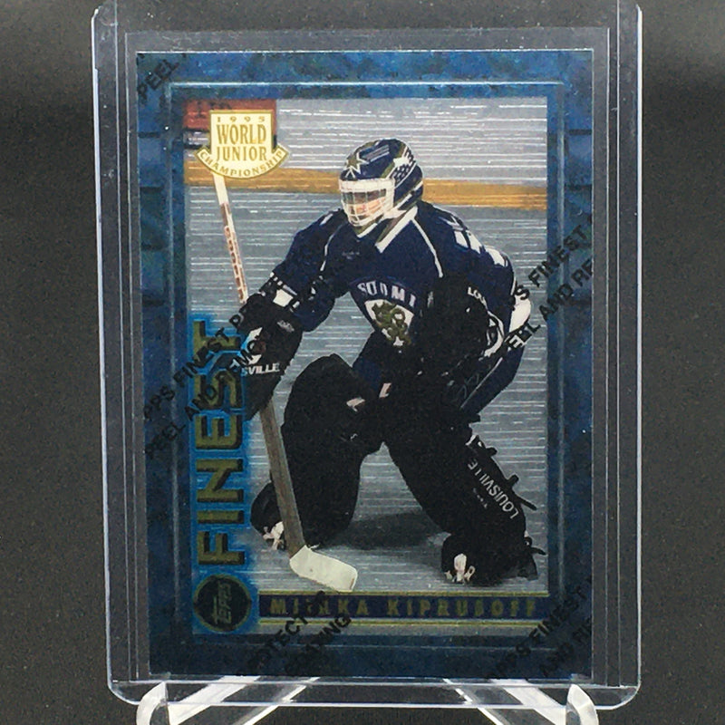 1995 TOPPS FINEST - WORLD JUNIOR CHAMPIONSHIP - M. KIPRUSOFF -