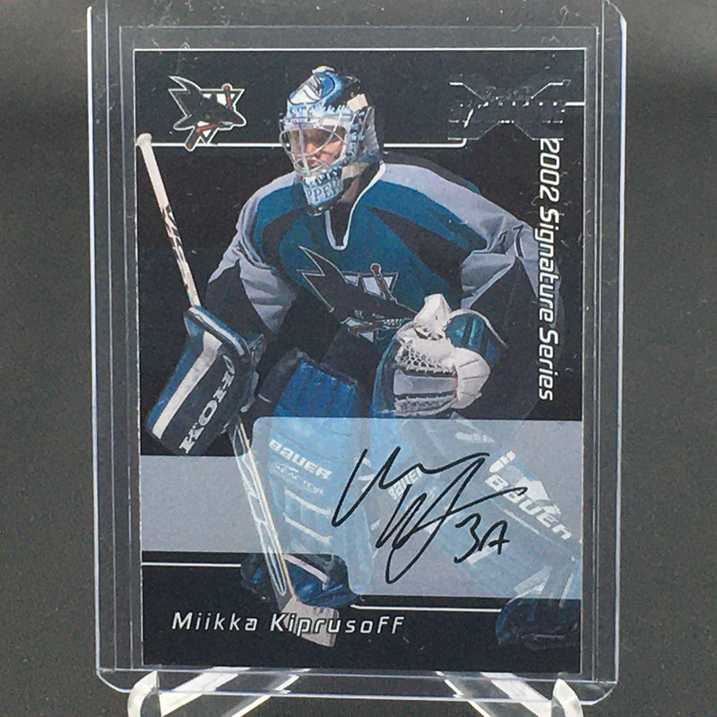 2002 IN THE GAME - SIGNATURE SERIES - M. KIPRUSOFF -