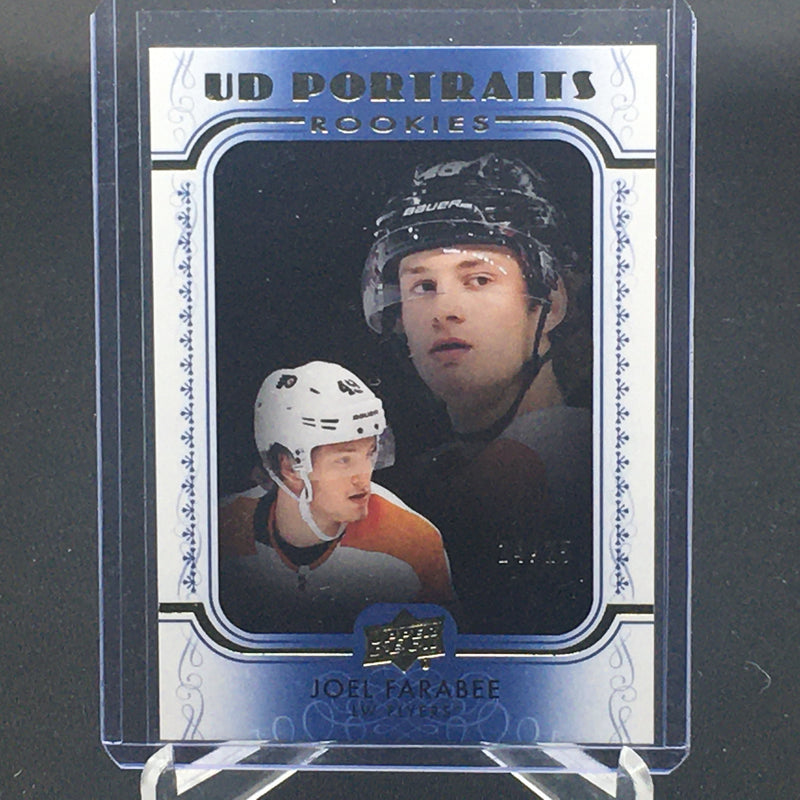 2019 UPPER DECK SERIES TWO - BLUE UD PORTRAITS - J. FARABEE - #P-52 - #'D/25 - RC