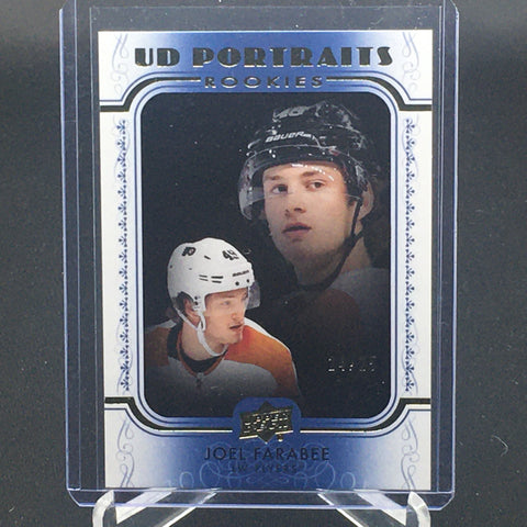 2019 UPPER DECK SERIES TWO - BLUE UD PORTRAITS - J. FARABEE - #P-52 - #'D/25 - RC