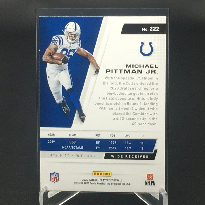 2020 PANINI PLAYOFF - M. PITTMAN JR. -
