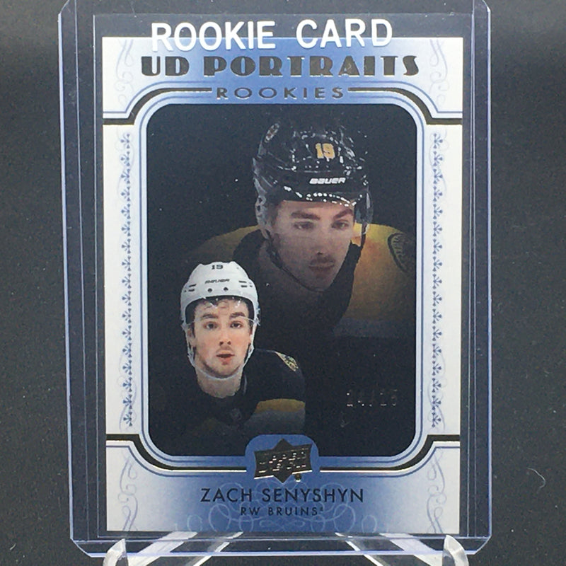 2019 UPPER DECK SERIES ONE - BLUE - UD PORTRAITS - Z. SENYSHYN - #P-44 - #'D/25 - RC