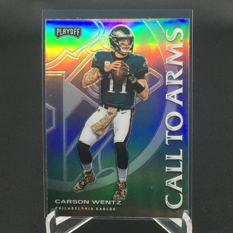 2020 PANINI PLAYOFF - SILVER PRIZM - CALL TO ARMS - C. WENTZ - #CA-9