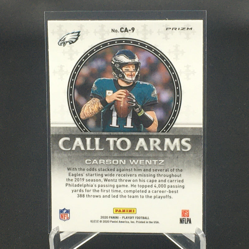 2020 PANINI PLAYOFF - SILVER PRIZM - CALL TO ARMS - C. WENTZ -
