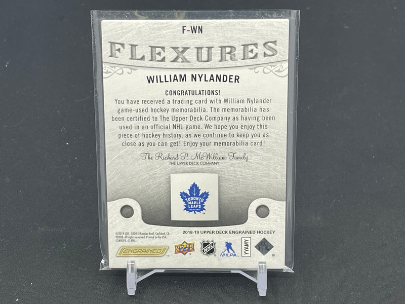 2018 UPPER DECK ENGRAINED - FLEXURES - W. NYLANDER -