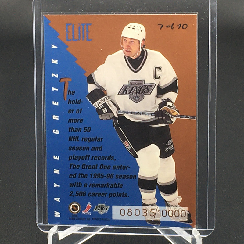 1995 DONRUSS ELITE - W. GRETZKY - #7 - #'D/10000