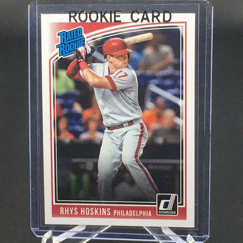 2018 PANINI DONRUSS - RATED ROOKIE - R. HOSKINS -