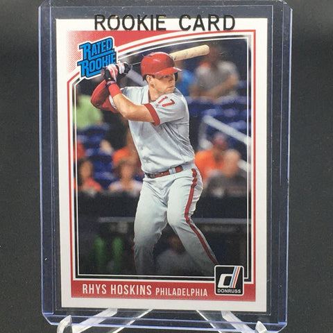 2018 PANINI DONRUSS - RATED ROOKIE - R. HOSKINS - #38 - RC