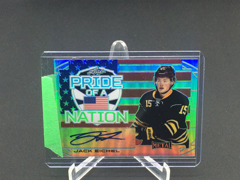 2016 LEAF METAL - PRIDE OF A NATION - SILVER - J. EICHEL - #PN-JE1 - #'D/25 - AUTOGRAPH