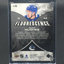 2019 UPPER DECK SERIES TWO - BLUE FLUORESCENCE - Q. HUGHES - #F-26 - #'D/50