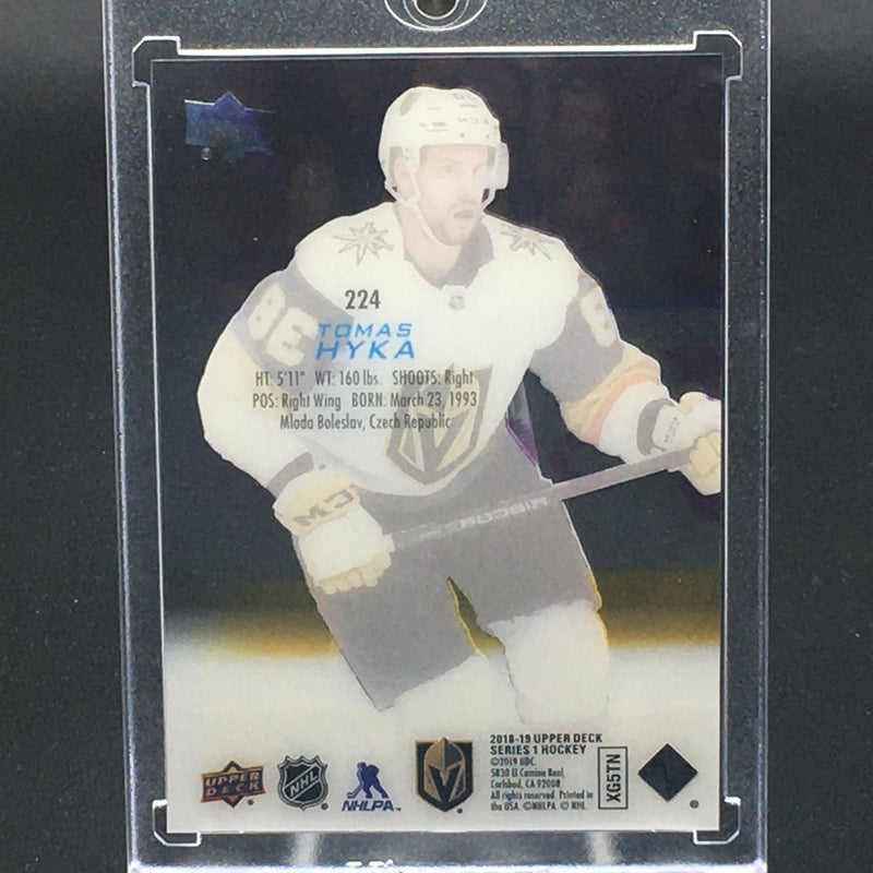 2018 UPPER DECK SERIES ONE - ACETATE YOUNG GUNS - T. HYKA -