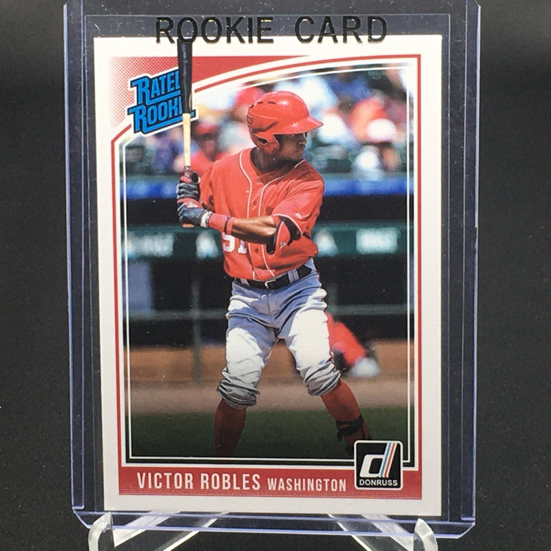 2018 PANINI DONRUSS - RATED ROOKIE - V. ROBLES -