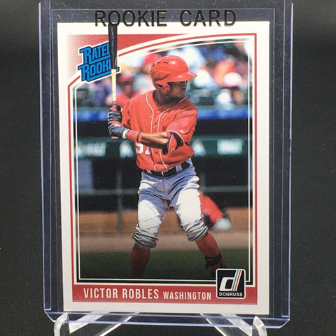 2018 PANINI DONRUSS - RATED ROOKIE - V. ROBLES - #42 - RC