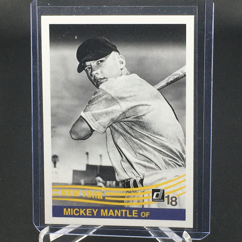 2018 PANINI DONRUSS - 1984 RETRO CARD - M. MANTLE -