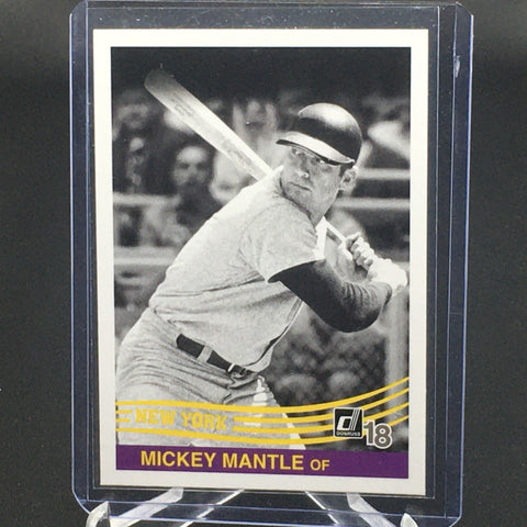 2018 PANINI DONRUSS - 1984 RETRO CARD - M. MANTLE - #254
