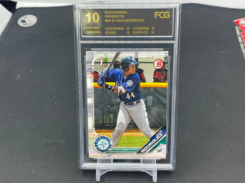2019 TOPPS BOWMAN - 1ST BOWMAN - J. RODRIGUEZ - #BP-33 - FCG 10