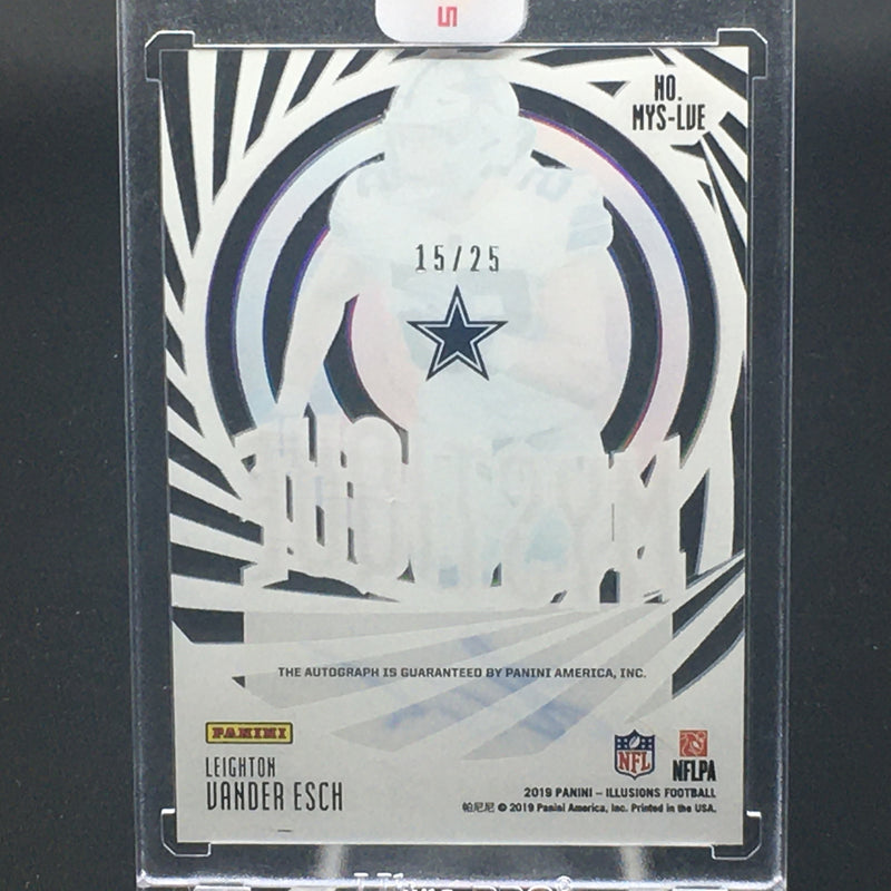 2019 PANINI ILLUSIONS - MYSTIQUE - L. VANDER ESCH - #MYS-LVE - #'D/25 - AUTOGRAPH