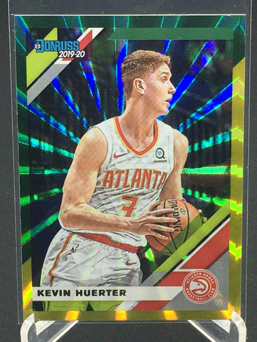 2019 PANINI DONRUSS - K. HUERTER - #3 - GREEN/YELLOW LASER