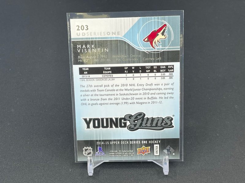 2014 UPPER DECK SERIES ONE - YOUNG GUNS - M. VISENTIN -