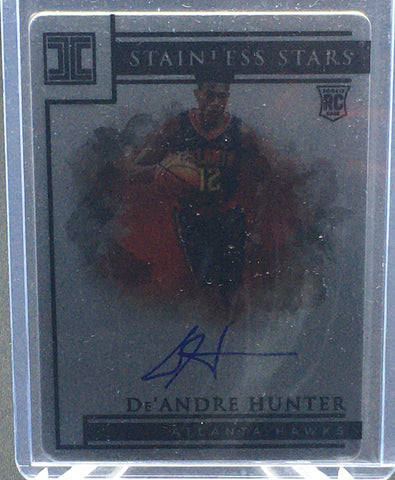 2019 PANINI IMPECCABLE - STAINLESS STARS - D. HUNTER - #ST-DAH - AUTOGRAPH - RC