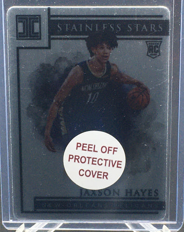 2019 PANINI IMPECCABLE - STAINLESS STARS - J. HAYES - #15 - RC