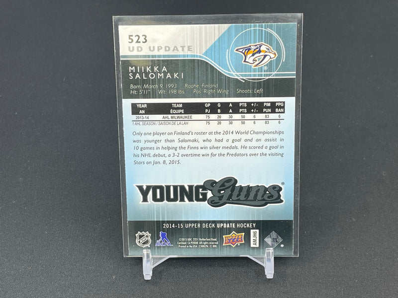2014 UPPER DECK UPDATE SERIES - YOUNG GUNS - M. SALOMAKI -