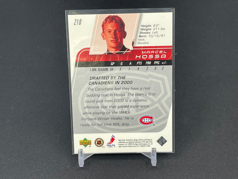 2002 UPPER DECK - YOUNG GUNS - M. HOSSA -