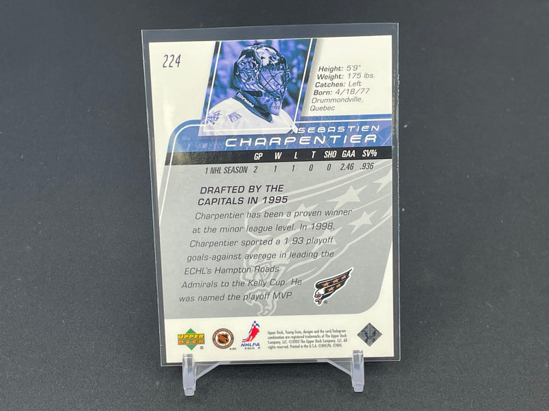 2002 UPPER DECK - YOUNG GUNS - S. CHARPENTIER -