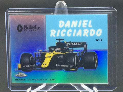 2020 TOPPS CHROME F1 - WORLD ON WHEELS - D. RICCIARDO - #54W-33
