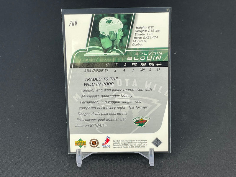 2002 UPPER DECK - YOUNG GUNS - S. BLOUIN -