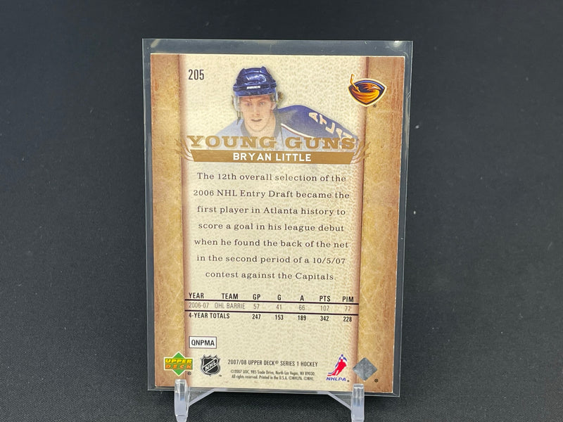 2007 UPPER DECK SERIES ONE - YOUNG GUNS - B. LITTLE -