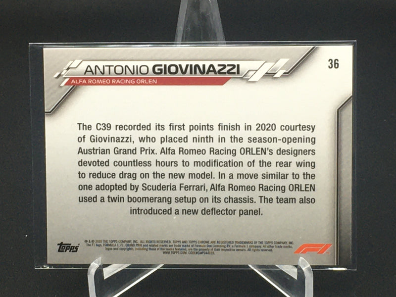 2020 TOPPS CHROME F1 - A. GIOVINAZZI -