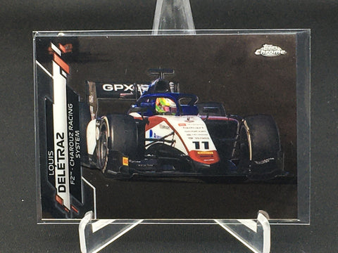 2020 TOPPS CHROME F1 - SILVER REFRACTOR - L. DELETRAZ - #69