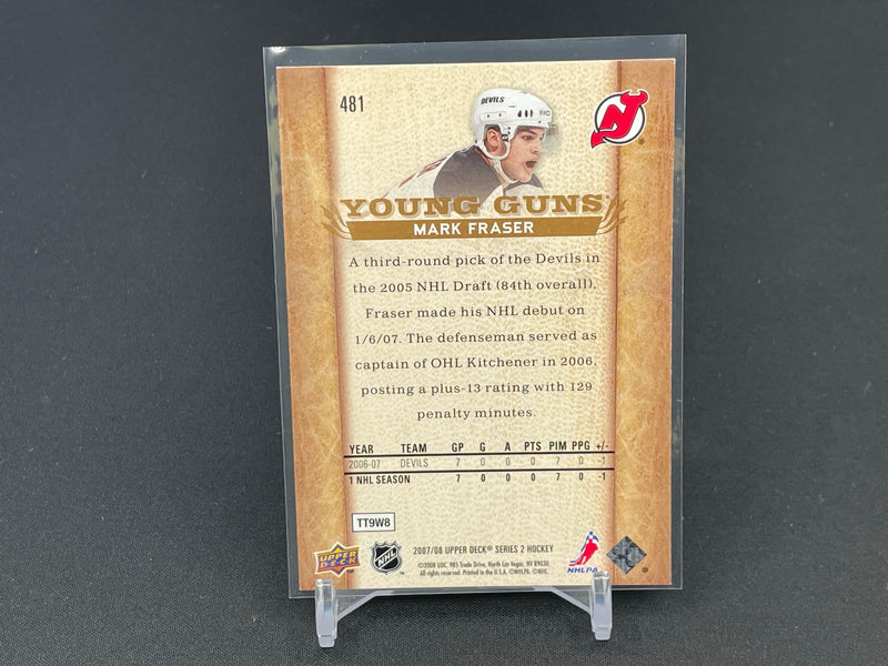 2007 UPPER DECK SERIES TWO - YOUNG GUNS - M. FRASER -