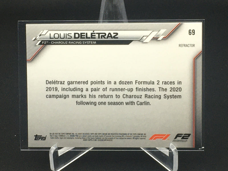 2020 TOPPS CHROME F1 - L. DELETRAZ -