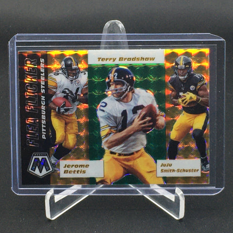 2020 PANINI MOSAIC - GREEN MOSAIC - FLEA FLICKER - J. BETTIS/ T. BRADSHAW/ J. SMITH-SCHUSTER - #FF14
