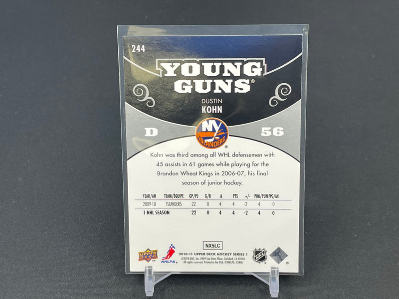 2010 UPPER DECK SERIES ONE - YOUNG GUNS - D. KOHN -