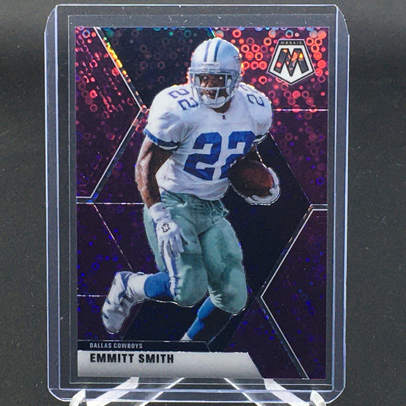 2020 PANINI MOSAIC - NO HUDDLE - PURPLE DISCO - E. SMITH - #64 - #'D/50