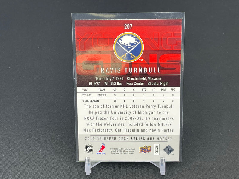 2012 UPPER DECK SERIES ONE - YOUNG GUNS - T. TURNBULL -