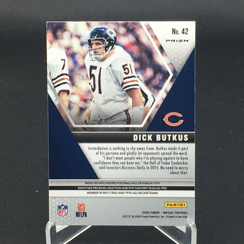 2020 PANINI MOSAIC - NO HUDDLE - SILVER DISCO - D. BUTKUS -