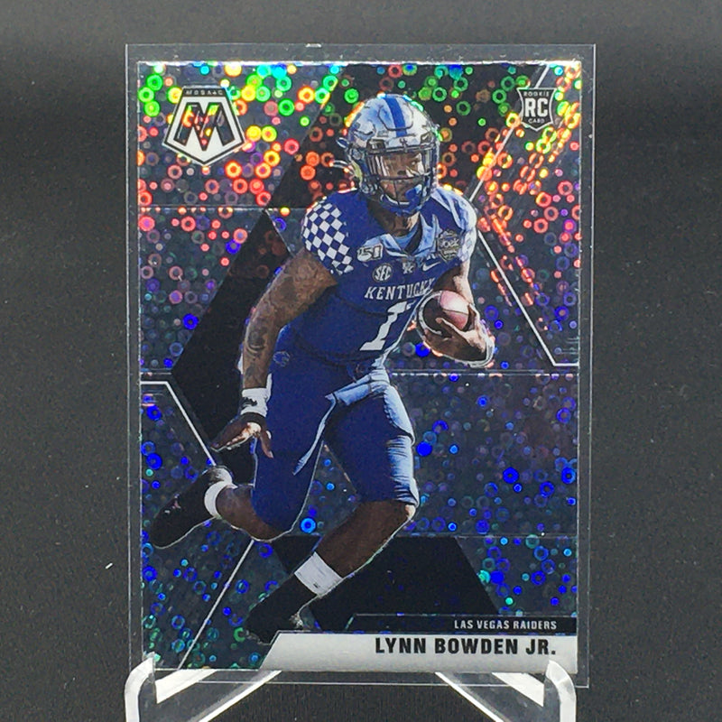 2020 PANINI MOSAIC - NO HUDDLE - SILVER DISCO - L. BOWDEN JR. -