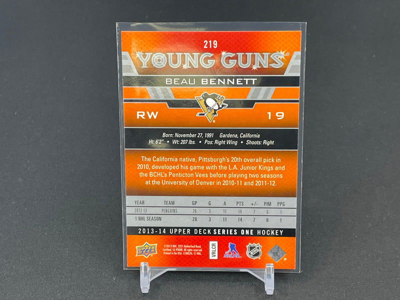2013 UPPER DECK SERIES ONE - YOUNG GUNS - B. BENNETT -