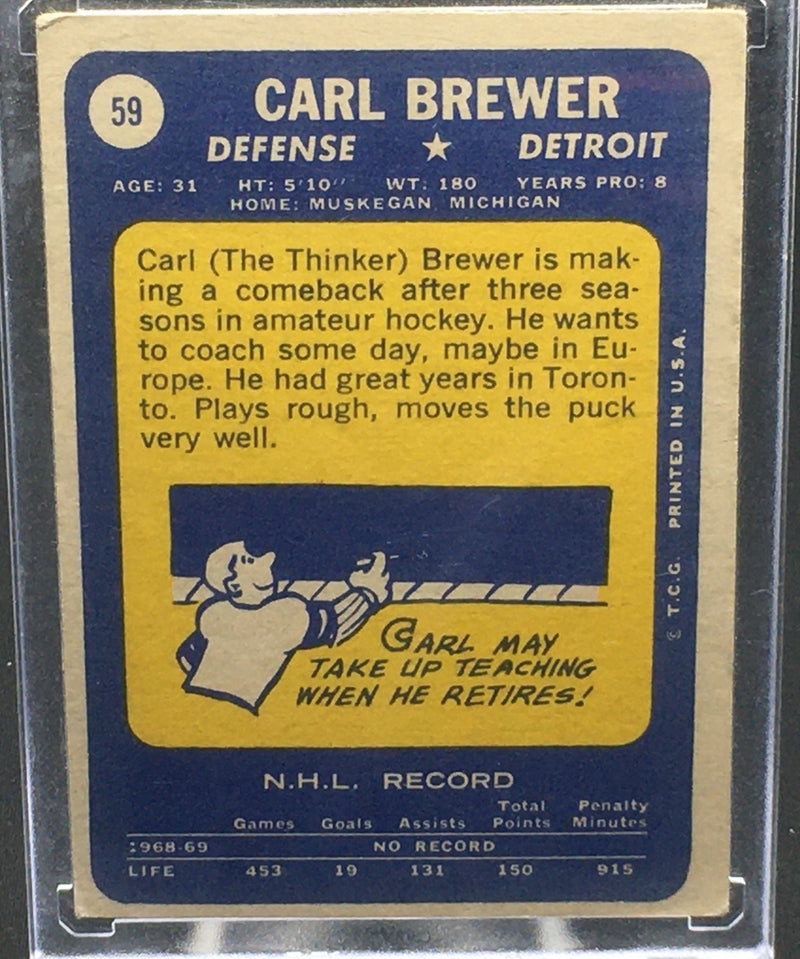 1969 TOPPS - C. BREWER -