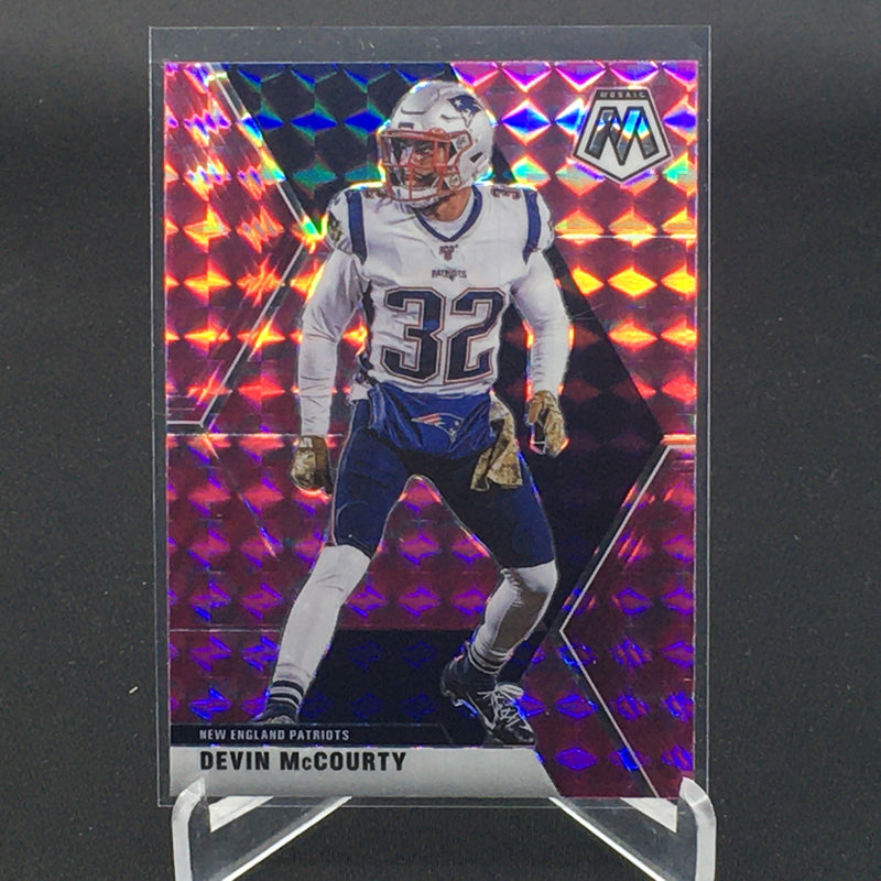 2020 PANINI MOSAIC - PINK CAMO PRIZM - D. McCOURTY -